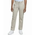thumbnail image 2 of Nautica Boys Flat Front Stretch Twill Chino Khaki Pant 10 Khaki, 2 of 4