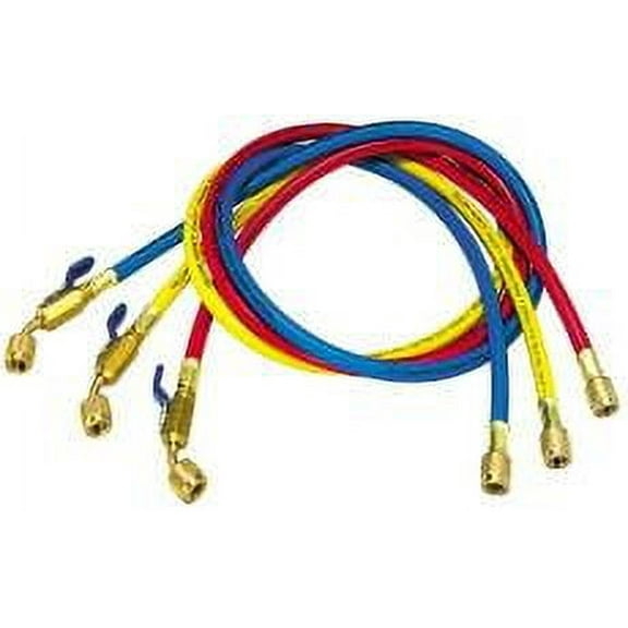 Charging Hose Set 60 In. With Compact Ball Valve