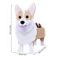 thumbnail image 3 of Maceta Bulldog Corgi De Jardín Maceta de perro ensamblable, jarrón acrílico Corgi Shiba Inu, macetas, adorno de decoración del hogar, 3 of 6