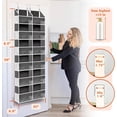 thumbnail image 3 of Over the Door Organizer s Extra Large Behind Door Storage of Compartments lbs Weight Capacity Over Door Organizer Door Hanging Organizer for Closet Diaper Organizer Room, 3 of 7