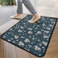 thumbnail image 4 of Pioneer Flower Floral Print Pattern Door Rugs,Washable Non Slip Door Mats Indoor,Decorative Door Mats,Entry Mat Indoor for Entrance,Bedroom,Kitchen,Bathroom,30"x17", 4 of 6