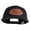 Black, variant on Aces Faux Leather Patched Flat Bill Trucker Snapback Cap - Navy OSFM