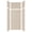Bleached Oak, variant on Transolid Ewkx363696 Expressions 36" W X 36" D X 96" H Six Panel Shower Wall Kit - Cameo