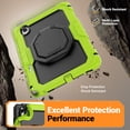 thumbnail image 5 of for Samsung Galaxy Tab S11 Case 11 inch, 360 Rotating Shockproof Cover with Stand, Handle, Shoulder Strap (SM-X730/X736B), Lime, 5 of 7