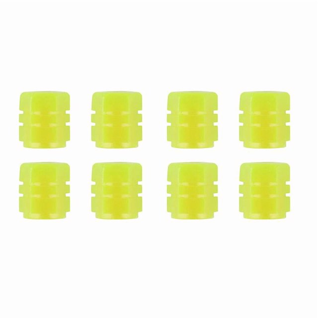 Valve Stem Caps Universal Glowing In Dark Fluorescent Car Tire Valve Caps Cover Fits Trucks Bikes Motorcycles Bicycles 4-16pcs