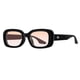 thumbnail image 1 of Gafas de sol retro ovaladas de alta gama europeas y americanas para chicas, hechas de PC, 1 of 5