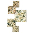 thumbnail image 3 of Designart "Medallions Of Vintage Lace" Floral Wall Art Set Of 5 - White Cottage For Bedroom Wall Art Set, 3 of 6