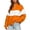 Orange, variant on Akmaiox Sweatshirt for Women,Half Zip up Long Sleeve Color Block Pullover Tops, Oversized Casual Fall Streetwear Loungewear S-2XL