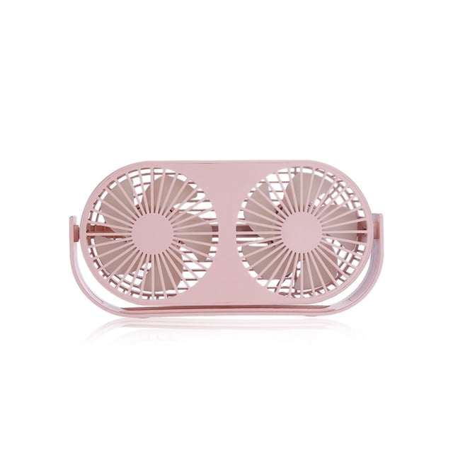 Wosthever Ventilador de escritorio portátil ajustable Refrigeración de verano Oficina Interior Escuela Dormir Enfriador de aire electrónico Blanco Electrodomésticos Rosado Wosthever HA063726-02B