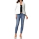 thumbnail image 2 of BLAZER DE TWEED PARA MUJER CHIC INSPIRADOR CON SOLAPA EN V, MANGA LARGA, ELEGANTE Y CASUAL DE NEGOCIO, TALLA L, BLANCO Y NEGRO, 2 of 6
