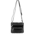 thumbnail image 4 of Silver Fever Genuine Leather East West Cross Body Organizer Bag, 4 of 5