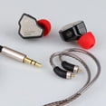 thumbnail image 6 of Linsoul 7Hz Salnotes Zero HiFi 10mm Dynamic Driver in-Ear Earphone IEM with Metal Composite Diaphragm Stainless Steel Faceplate Detachable 2Pin OFC Cable (Black, Without Mic), 6 of 8