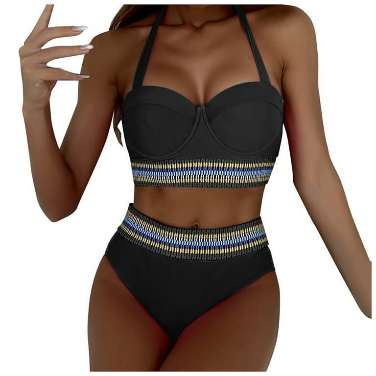 EINCcm High Waist Bikini Set, Push Up Swimsuit, Bathing Suit, Sexy