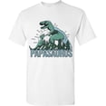 thumbnail image 2 of Papasaurus - playera para hombre con diseño de dinosaurio T-Rex para el Día del Padre, 2 of 6