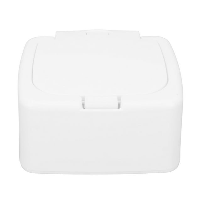 Caja De Almacenamiento De Esponja De Hisopo De Algodón, Dispensador De Esponja De Hisopo De Algodón Versátil, Fondo Elevado Emergente A Prueba De Polvo Para Baño