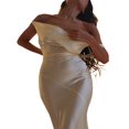 thumbnail image 2 of CNKOO Women Long Dress  Sleeveless Draped Neck Backless Lacing Slim Fit Dress for Party Cocktail Evening, 2 of 3