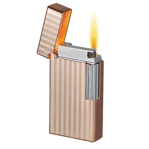 Visol Zebra Soft Flame Flint Lighter - Rose Gold