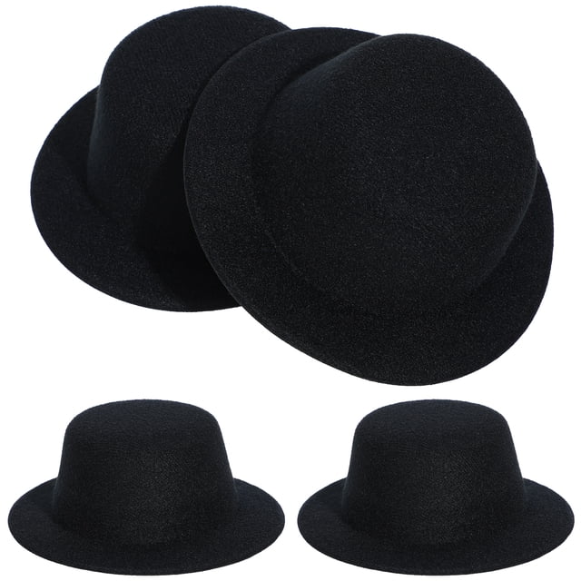 Miangastore 4pcs DIY Cloth Formal Hats Decorative Formal Hats Headwear Making Accessories