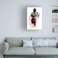 thumbnail image 4 of Canvas Wall Art - Incado 'Figure Pink' Wall Art for Living Room, Bedroom, or Office Décor by Trademark Fine Art - 12 x 19 Inches, 4 of 4