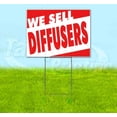 thumbnail image 1 of We Sell Diffusers (18" x 24") Yard Sign, Includes Metal Step Stake, 1 of 6