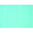 thumbnail image 1 of Ahgly Company Indoor Rectangle Solid Turquoise Blue Modern Area Rugs, 8' x 12', 1 of 4