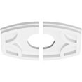 thumbnail image 7 of 30"W x 20"H x 3"ID x 16 1/4"C x 1"P Kailey Architectural Grade PVC Contemporary Ceiling Medallion, Two Piece, 7 of 7