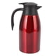thumbnail image 1 of Olla de vacío para té, tapa a prueba de fugas de acero inoxidable 304, capacidad de 2 litros, mango portátil, fácil limpieza, dispensador de vacío aislado para café, rojo vino, 1 of 10