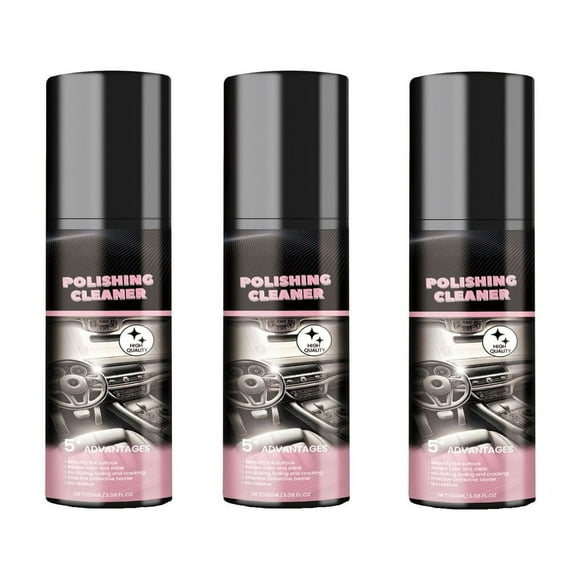 Nettoyant de Polissage, Nettoyant pour Intérieur de Voiture, Nettoyant de Polissage pour Détails d'Intérieur de Voiture, Vaporisateur pour Détails d'Intérieur, Nettoyage, Décontamination, Nettoyant Polyvalent pour Intérieur de Voiture, Nettoyant de Polissage Intérieur de Voiture, 100 ml