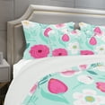 thumbnail image 4 of Designart 'Rustic Flowers and Leaves' Modern & Contemporary Duvet Cover Set, 4 of 4