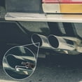 thumbnail image 2 of 2pcs S Size Black Universal Turbo Sound Whistle Muffler Exhaust Pipe Car Roar Maker, 2 of 8