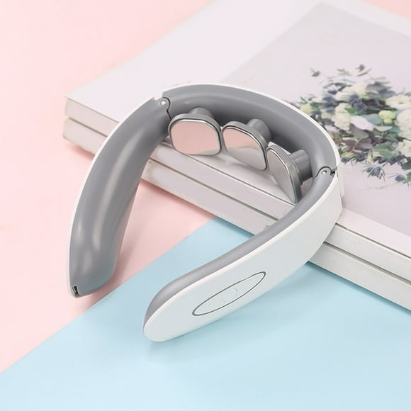 Riforla Cer Vical Massager Home Care Shoulder and Neck Charging Massager Intelligent Electric Cer Vical Neck Pr Otection Kneading and Kneading Massage Device Massage Tools & Equipment White