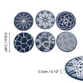 thumbnail image 2 of Unique Bargains 1 Set Anti-Slip Drink Coaster Navy Blue Silicone, 2 of 5
