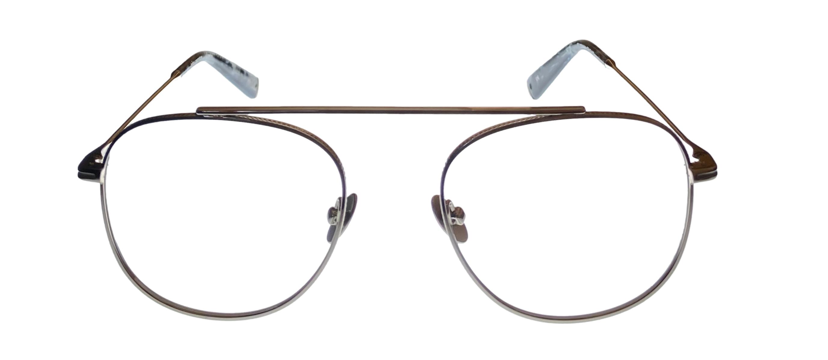 John Varvatos Demo/Grey Clip-On Men's Eyeglasses V176 0SIL 52 Sunglasses