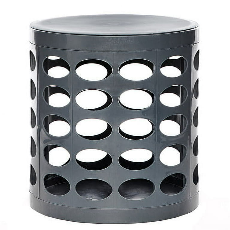 NuSteel Otto Dorm Rest Small Storage Stool - Round Plastic