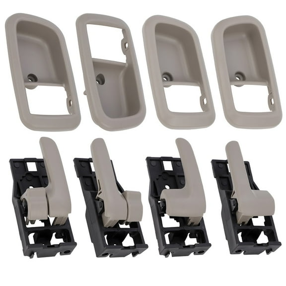 CCIYU Door Handles fit for 2000-2006 for Toyota Tundra Interior Inside Inter Front Rear Driver Left Passenger Right Side Tundra Gray 8pcs