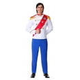 thumbnail image 1 of Men's Plus Size Charming Prince Costume, 1 of 3