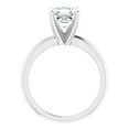 thumbnail image 3 of Pompeii 4Ct Asscher Solitaire Moissanite Engagement Ring in White Yellow or Rose Gold (,), 3 of 4