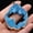 Blue, variant on 5pcs Natural Stone Druzy Crystal Pendants Irregular Charms for Delicate Jewelry -F