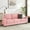 Pink, variant on High - Density Sponge 3 - Seater Corduroy Sofa / Good for Living Room, Maintains Shape