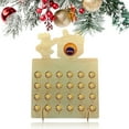thumbnail image 3 of Cadre Porte-Bonbons Réutilisable de Noël Compte à Rebours de 25 Jours de Vacances Calendrier de Vacances Décoration Rustique Ferme Type 2, 3 of 7