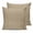 Beige, variant on Dark Green 20x20 Pillow Covers Set of 2, Farmhouse Burlap Solid Green Modern Linen Texture Throw Pillow Covers Decorative Couch Cushion Case, Microfiber Square Pillowcases for Bedroom Living Room