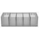 thumbnail image 5 of Detachable Makeup Organizer 5 Compartments For Cosmetic Storage And Jewelry Display In Clear Acrylic Design Perfect For Bathroom And Vanity Use 1Pcs, 5 of 5