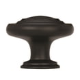 thumbnail image 3 of Inspirations 1-5/16 in (33 mm) Diameter Flat Black Cabinet Knob, 3 of 5