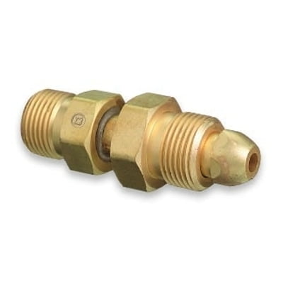 Brass Cylinder Adaptors, From Cga-580 Nitrogen To Cga-540 Oxygen | Bundle of 5 Each