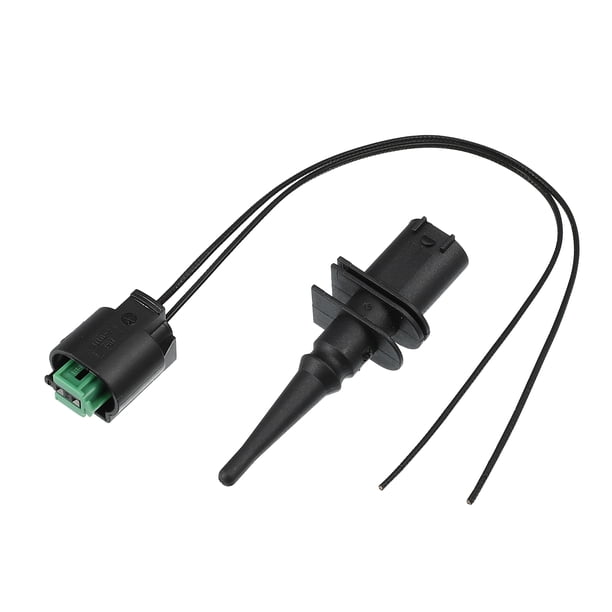 1 Juego Exterior Ambiente Aire Temperatura Sensor 65816905133 ABS Negro
