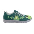 thumbnail image 3 of HELLHERO Mesh Running Shoes with Lightweight, Breathable Lace-up Walking Sneakers for Training, Cartoon Frog Lily Pad, 3 of 11