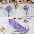 thumbnail image 2 of Cloth Napkins Set of 2 - 20x20 Inches, Vintage Purple Washable Reusable Table Napkins, Retro Botanical Abstract Art Soft & Absortbent Dining Napkin for Party Wedding Hotel Restaurant, 2 of 8