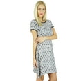 thumbnail image 3 of Bimba Women Printed Rayon Dress Casual Bohemian Clothing Shift Dress, 3 of 4