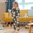 thumbnail image 5 of Black Dog Star Pattern Cotton Pajamas 2 Piece Set Sleepwear Soft and Comfortable Homewear Nightwear, 5 of 7