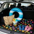thumbnail image 2 of HUISEFOR Dog Paw Print Car Trunk Mat 29" x 39" Non-Slip Scratchproof Cargo Mat Rear Trunk Liner, Full Protection, Easy To Clean, Easy Installation, Universal Fit for Most Cars, 2 of 7
